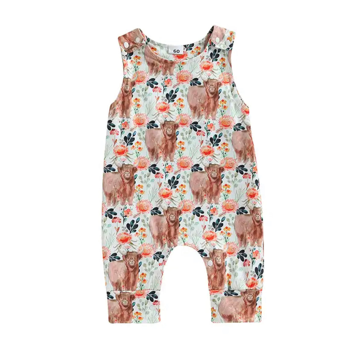 Highland Flower overalls