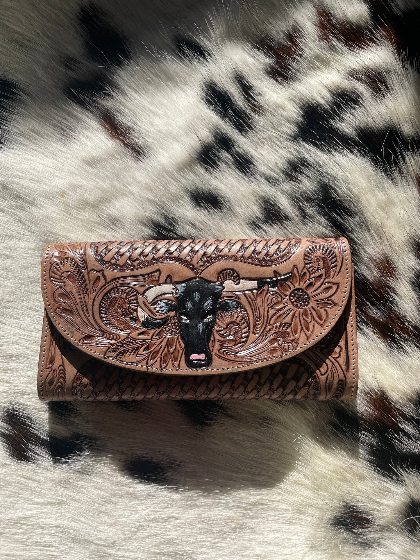 Cow skull Wallet