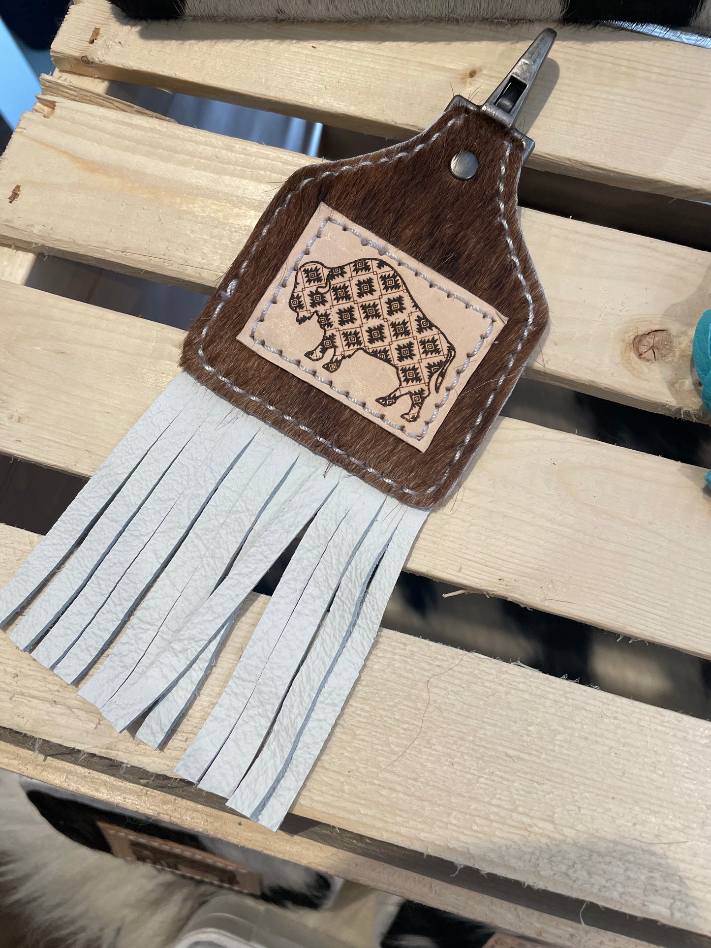 Roaming Bison Key Chain