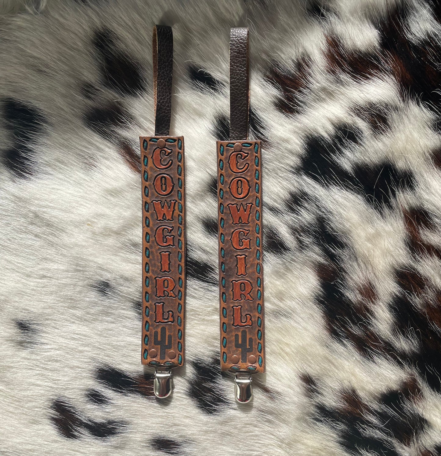 Cowgirl Pacifier Clip