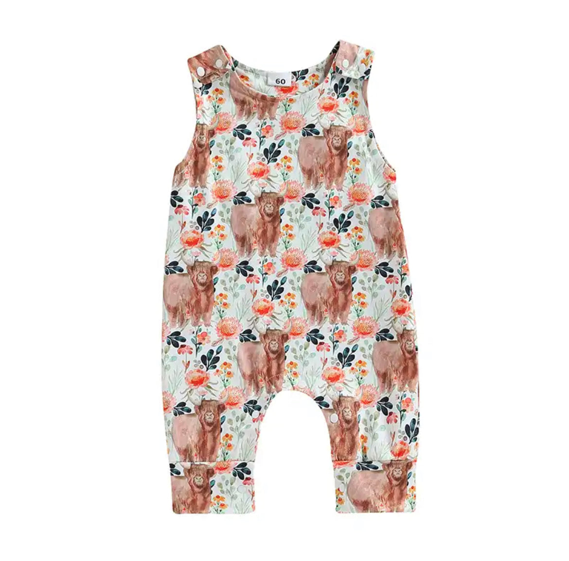 Highland Flower overalls