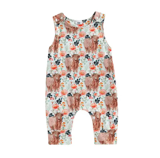 Highland Flower overalls